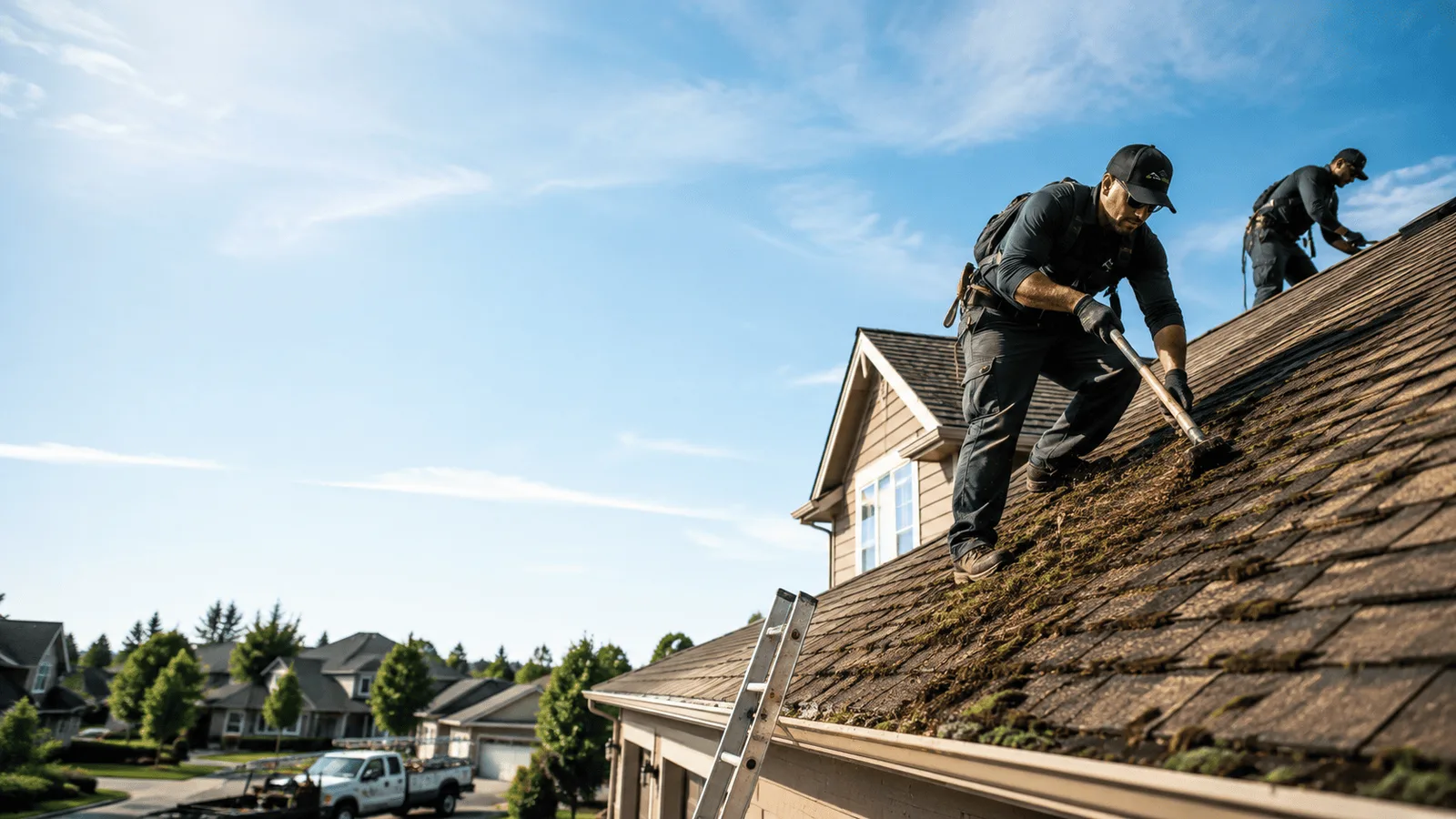 Roof Moss Removal in Chesterfield, MO near me